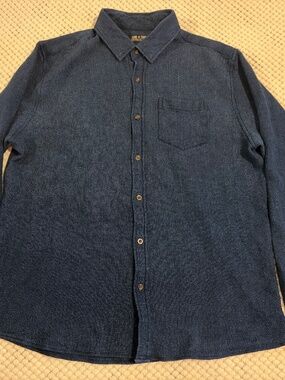 Line of Trade | Frank Shirt | Midnight Waffle | Size L